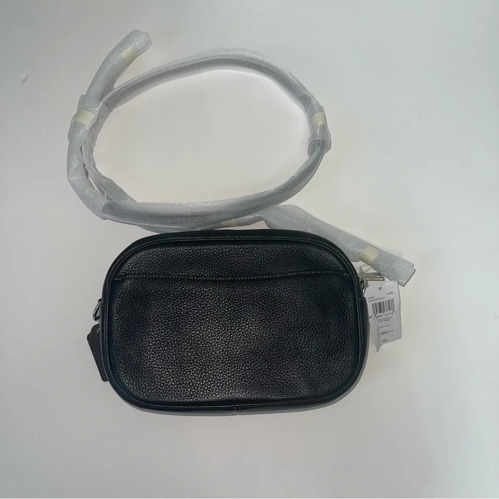 Coach Jamie Camera Bag With Happy Dog In Silver & Black Multi Color- New W/ Tag - Picture 14 of 16